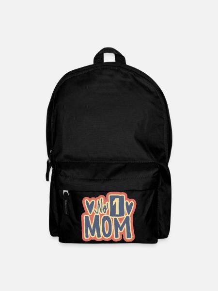 No. 1 Mom Vintage-Motiv - Rucksack - Schwarz
