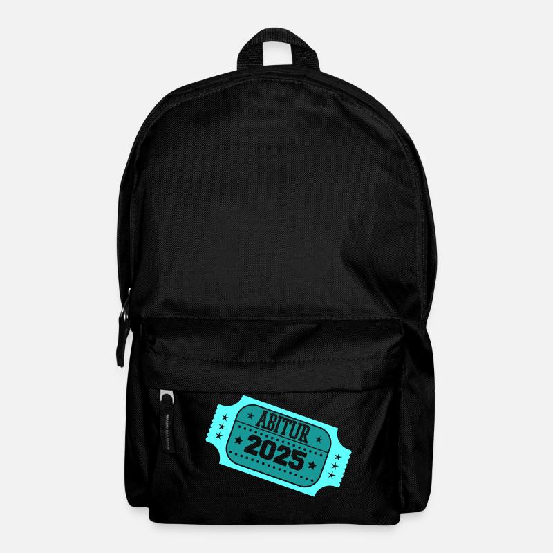 abitur 2025 stempel - Rucksack - Schwarz