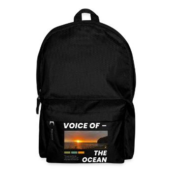 Sunset over the Ocean - Backpack - black - Front
