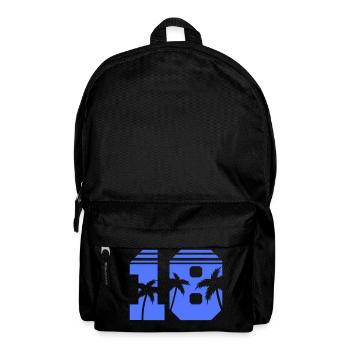 18 palm trees - Backpack - black - Front