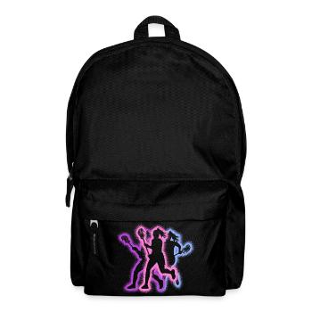 Lacrosse Spieler Typografie Frauen Lacrosse - Rucksack - Schwarz - Vorne