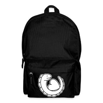 Echse mit Herz – Gecko, Liebe & Schutzsymbol - Rucksack - Schwarz - Vorne