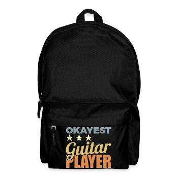 Durchschnittlicher Gitarrenspieler - Rucksack - Schwarz - Vorne