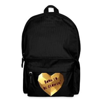 Geboren, um zu leuchten - Rucksack - Schwarz - Vorne