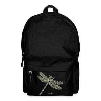 Libelle Odonata - Rucksack - Schwarz - Vorne