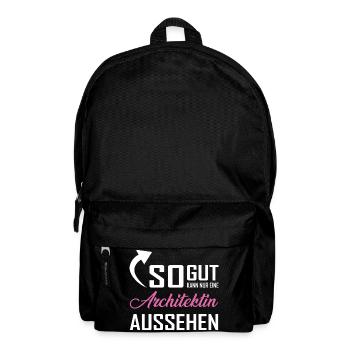 Seule une femme architecte peut être aussi belle - Sac à dos - noir - Devant