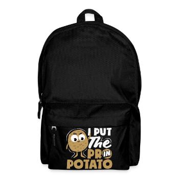 Taters Over Haters Kartoffel - Rucksack - Schwarz - Vorne