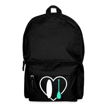 Paddel SUP Herz Board Wave Wassersport - Rucksack - Schwarz - Vorne