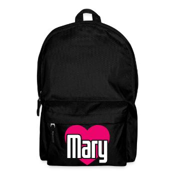 J’aime Marie Coeur Rose J’aime Marie - Sac à dos - noir - Devant