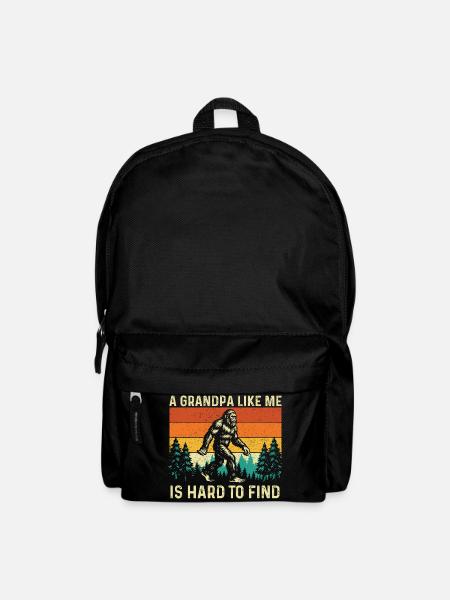 Ein Opa wie ich ist schwer zu finden, lustiger Bigfoot - Rucksack - Schwarz