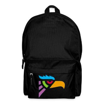 Tête d'aigle tribal - Sac à dos - noir - Devant