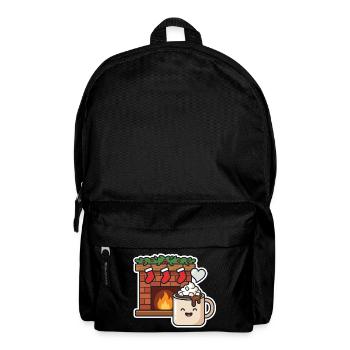 Chocomel warm by the fire cheerful - Backpack - black - Front