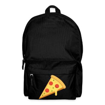 tranche de pizza - Sac à dos - noir - Devant