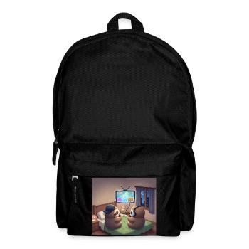Sloth Night Gamer - Backpack - black - Front