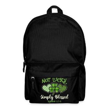 Not Lucky St. Patrick's Day Irish St. Pats - Backpack - black - Front