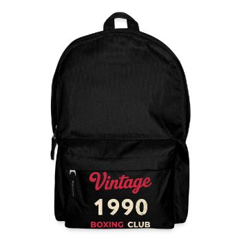 Vintage 1990 – Année de naissance rétro du Boxing Club - Sac à dos - noir - Devant