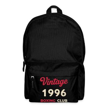 Vintage 1996 – Boxing Club Retro Birth Year - Backpack - black - Front