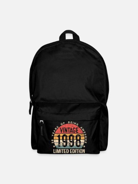 Vintage 1998 Limited Edition Retro Sunset - Backpack - black