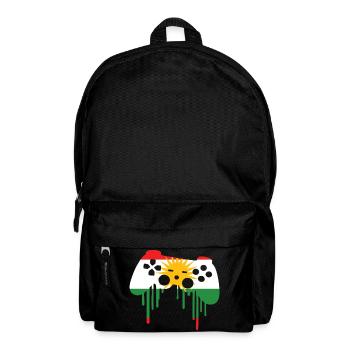 Kurdisch gaming flag - Rucksack - Schwarz - Vorne
