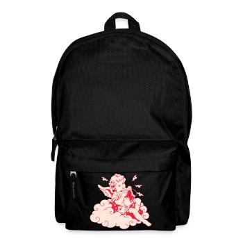 Wütender Gaming Cherub – Lag Blitze - Rucksack - Schwarz - Vorne