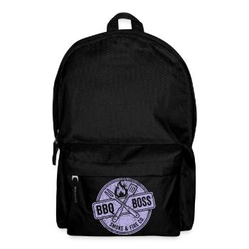 Sweat à capuche barbecue, sac, t-shirt cadeau - Sac à dos - noir - Devant