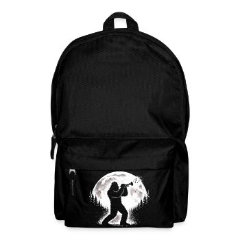 Bigfoot joue de la trompette - Sac à dos - noir - Devant
