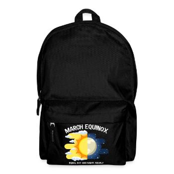 March Equinox Equal Day And Night Ostara - Backpack - black - Front
