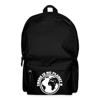 Il n’y a pas de planète B - Sac à dos - noir - Devant