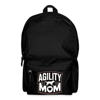 Agility Mom – Dog Sport Dogs Mom - Backpack - black - Front