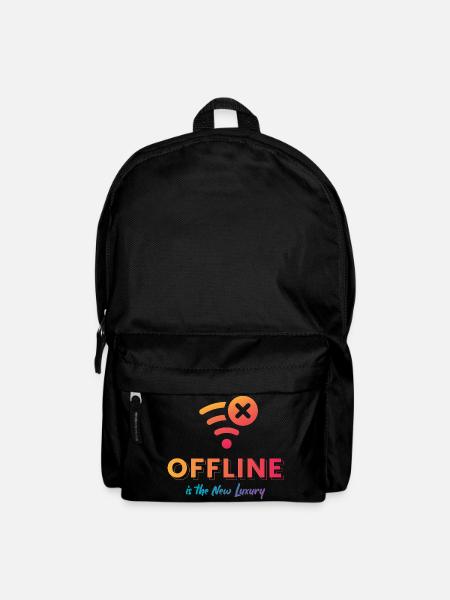 Offline Is The New Luxury - Backpack - black