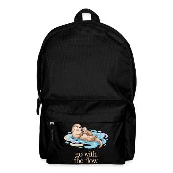Otter Family Go with the Flow - Backpack - black - Front
