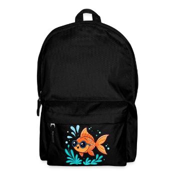 Orange Fish Aquatic Scope - Backpack - black - Front