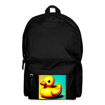 Ente Ente Ente Ente Ente - Rucksack - Schwarz - Vorne