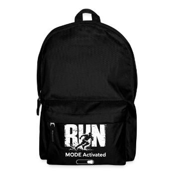 Cadeau de fitness pour la course activée en mode course - Sac à dos - noir - Devant