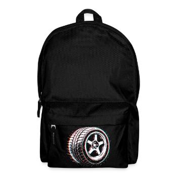 Car Tire Tuning Drift Motorsport Design - Backpack - black - Front