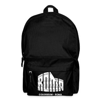 Roma Italy Rome Colosseum Italian Tour Tourists - Backpack - black - Front