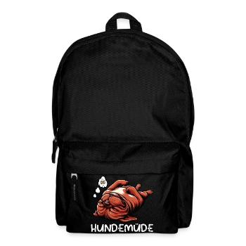 Hundemüde Bordeaux Dogge Bordeauxs Bordeaux Doggen - Rucksack - Schwarz - Vorne