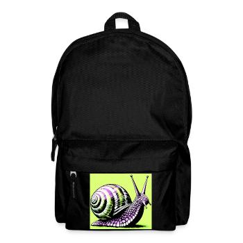 Escargot - Sac à dos - noir - Devant