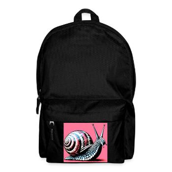 Escargot - Sac à dos - noir - Devant