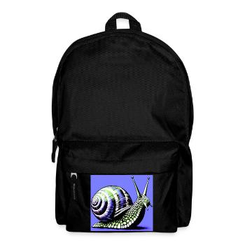 Escargot - Sac à dos - noir - Devant