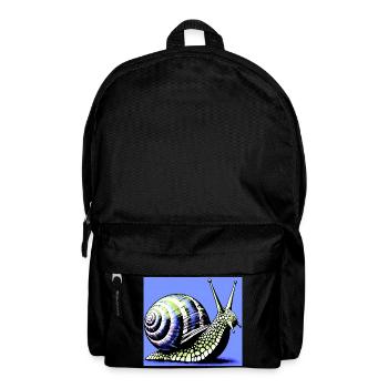 Escargot - Sac à dos - noir - Devant