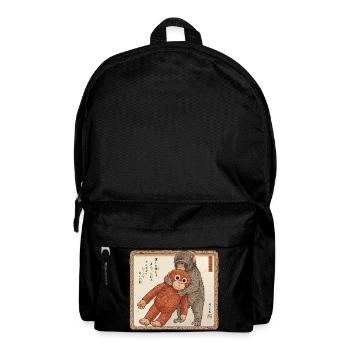 Ukiyo-e Baby Monkey Punch - Rucksack - Schwarz - Vorne