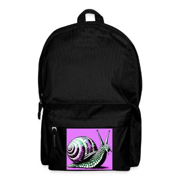 Escargot - Sac à dos - noir - Devant
