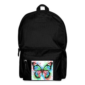 Schmetterling - Rucksack - Schwarz - Vorne