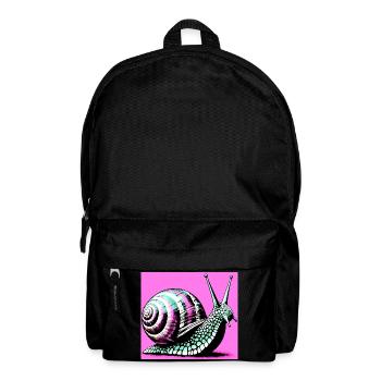 Escargot - Sac à dos - noir - Devant