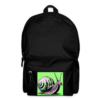 Escargot - Sac à dos - noir - Devant