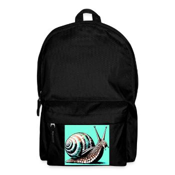 Escargot - Sac à dos - noir - Devant