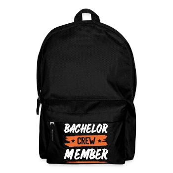 Bachelor Crew - Rucksack - Schwarz - Vorne