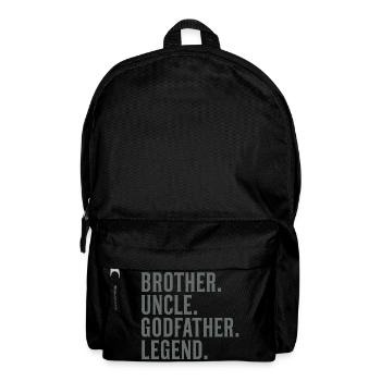 Brother Uncle Godfather Legend - Backpack - black - Front