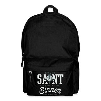 Heilige & Sünder: Vergangenheit Zukunft - Rucksack - Schwarz - Vorne